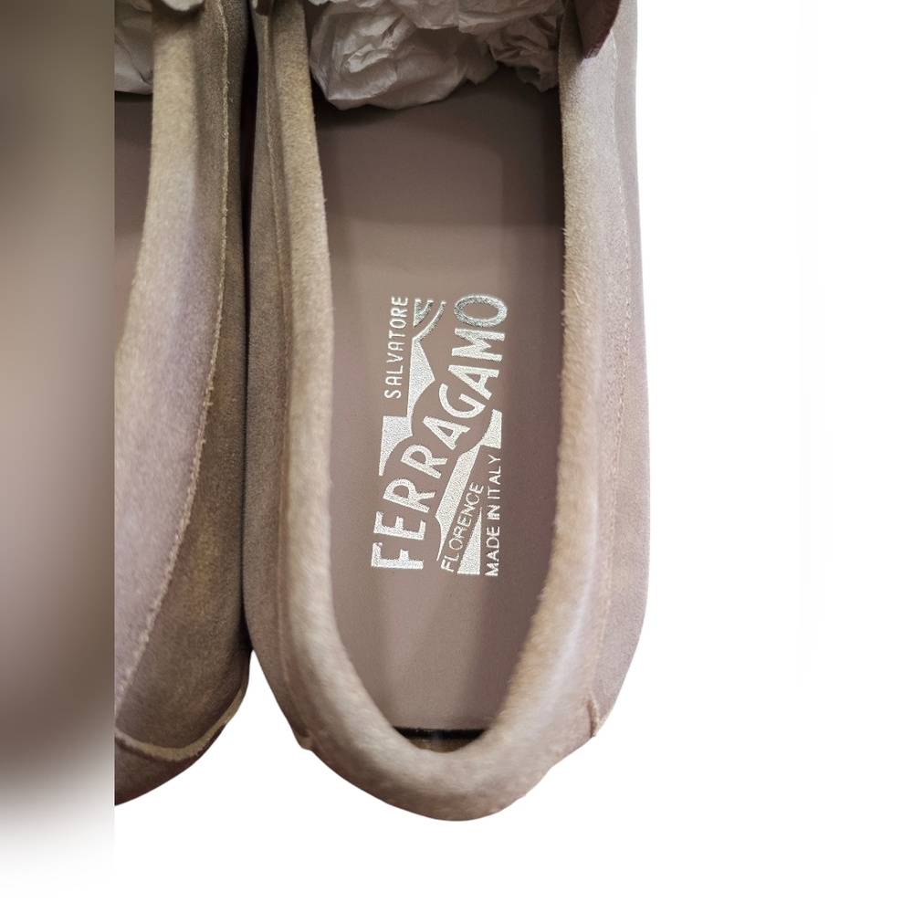 Salvatore Ferragamo Suede Loafers Moccassins - Picture 9 of 11